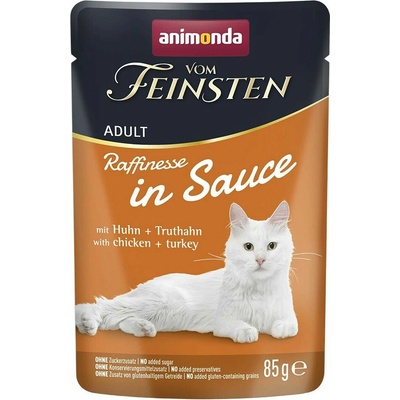 Animonda Vom Feinsten Raffinesse In Sauce kura & morčacie v omáčke 85 g
