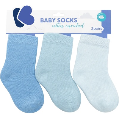 KikkaBoo Бебешки чорапи KikkaBoo - Памучни, 1-2 години, сини (31110020099)