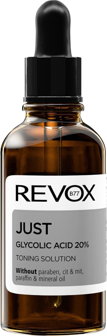 Revox Cosmetics REVOX B77 JUST Glycolic Acid 20% Toning Solution Ексфолиант за лице дамски 30ml