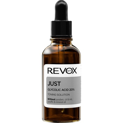 Revox Cosmetics REVOX B77 JUST Glycolic Acid 20% Toning Solution Ексфолиант за лице дамски 30ml