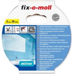 Fix-o-moll ЛЕНТА МОНТАЖНА fix-o-moll ВОДОУСТОЙЧИВА 19ммх5м ПРОЗРАЧЕН (150604)