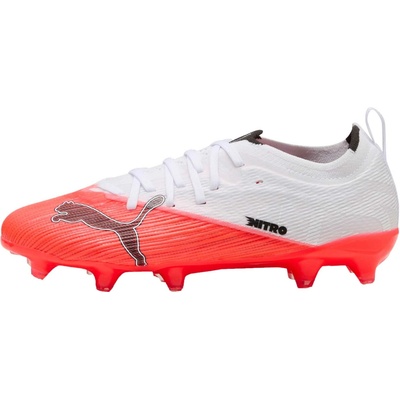 Puma ULTRA NITRO 7 ULTIMATE FG JR Biela Červená Čierna