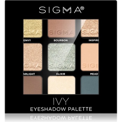 Sigma Beauty Eyeshadow Palette Ivy палитра от сенки за очи 9 гр