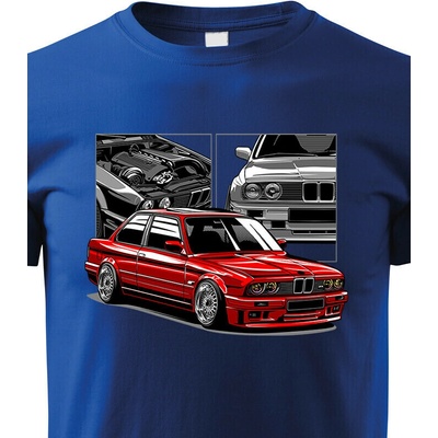 Dětské tričko BMW E30 M3 ModráCanvas Dětské tričko Bezvatriko.cz 1848
