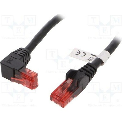 Goobay 51519 Patch U/UTP Cat 6 lanko CCA 10m černý ; 25AWG