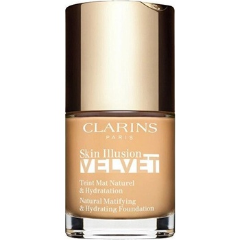 Clarins Skin Illusion Velvet tekutý mejkap s matným finišom s vyživujúcim účinkom 102.5C 30 ml