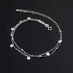 Silenti Jewelry Сребърна гривна за крак "Еталон