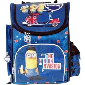Image 1 of Ергономична раница за училище - Blue minions