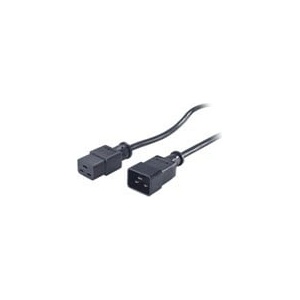 APC PWR Cord C19 - C20, 0.6 m Черен 0, 6 м C19 разклонител C20 разклонител (AP9892)