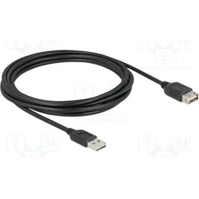 Delock 81514 USB 2.0 zlacený 3m černý