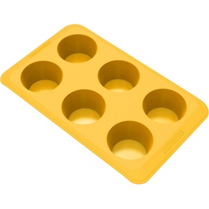Luigi Ferrero Форма за мъфини Luigi Ferrero Prima Vanilla FR-1874P 18x30x4 cm, 6 броя (1009190)