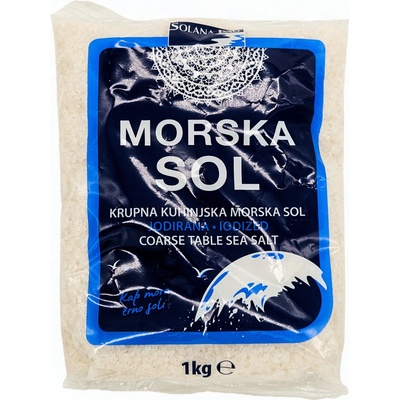 Solana Pag mořská sůl hrubá 1 kg