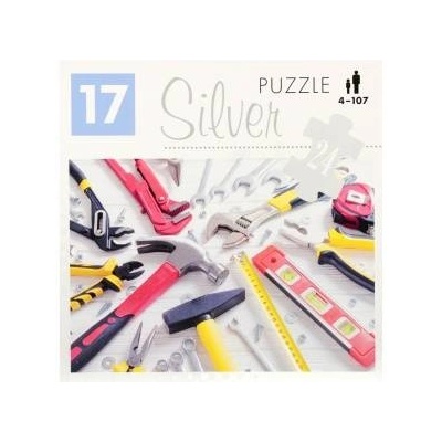 McQ by Alexander McQueen Alexander Silver Puzzle Tools 24 pieces