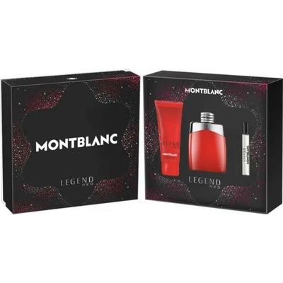 Mont Blanc Legend Red EDP 100 ml + EDP 7,5 ml + sprchový gel 100 ml dárková sada