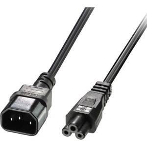 Lindy Захранващ кабел Lindy 30343, от IEC C5(м) към към IEC C14(ж), 5m (LNY-30343)