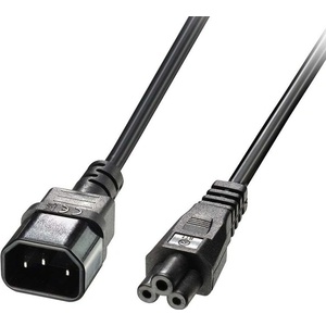 Lindy Захранващ кабел Lindy 30343, от IEC C5(м) към към IEC C14(ж), 5m (LNY-30343)