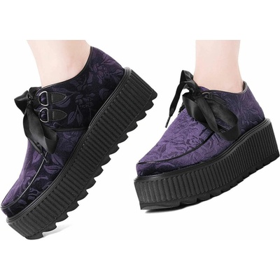 Killstar topánky s klinom Vampires Kiss Creepers