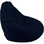 Pufrelax Пуф круша, 220л. , Nirvana Hobbit - Teteron Bluemarin, За открито, Перящ се калъф, Пълнеж от Полистиролни перли (PUF-G-NH-TEX-BLM)