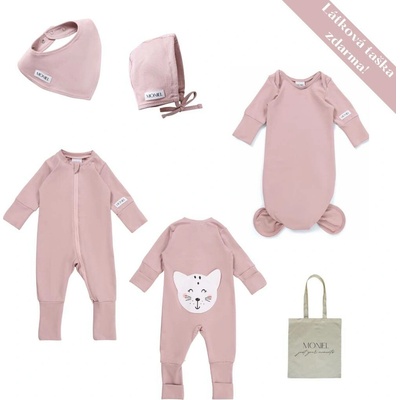 Dárková sada pro miminko Moniel Pastel růžová newborn