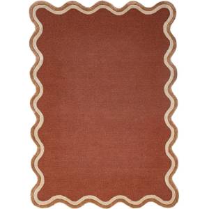 Flair Rugs Теракотен ръчно изработен килим със смес от вълна 120x170 cm Rivo Wool - Flair Rugs (503119382664)
