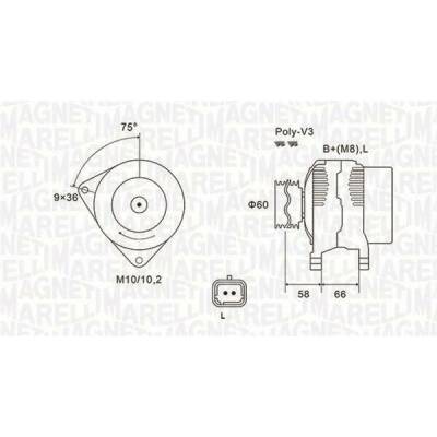 generátor MAGNETI MARELLI 063731637010