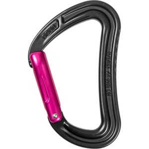 Ocun Карабинер с щифт Ocun Raven Straight Snapgate carabiner - Anthracite / Pink - размер One Size (321-0296-0211)