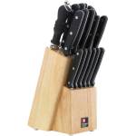 Richardson sheffield (Великобритания) Комплект ножове от 15 части Richardson Sheffield CUCINA в дървен блок (RS 15000-BN-15)