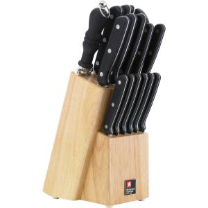 Richardson sheffield (Великобритания) Комплект ножове от 15 части Richardson Sheffield CUCINA в дървен блок (RS 15000-BN-15)
