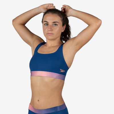 Speedo Lilac vrchný diel modré oranžová