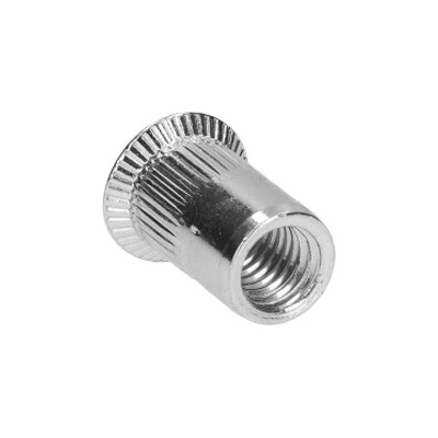 Nitovacia matica M10, zapustená, ryhovaný driek, AISI 304