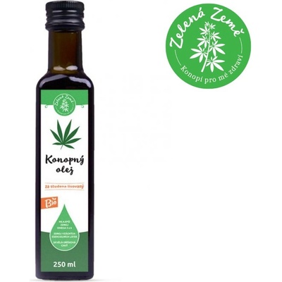 Zelená země BIO Konopný olej 0,25 l