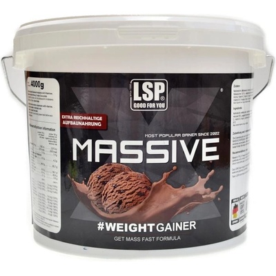 LSP Nutrition Massive X weight gainer 4000 g