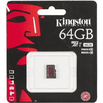 Kingston microSDHC 64GB UHS-I U3 SDCA3/64GBSP