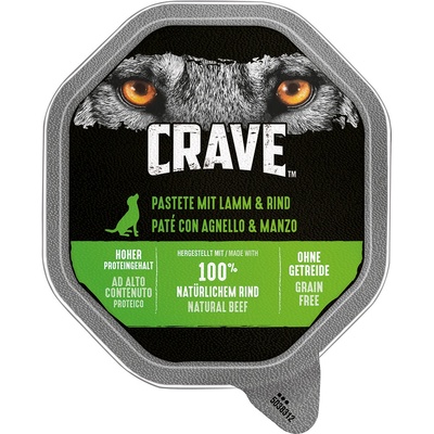 Crave Adult jehněčí a hovězí 7 x 150 g