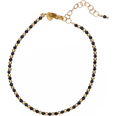 Alisia korálkový náramek z černého spinelu AL1235-Oro-Spinello