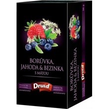 DRUID Čaj ovocný Borůvka jahoda a bezinka s mátou 18 ks