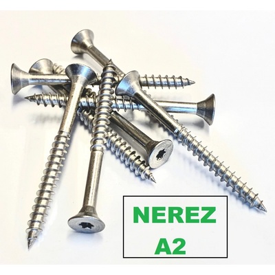 Univerzální vrut 4x40 NEREZ, část. závit, TX