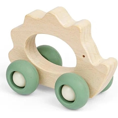 Bigjigs Toys Domáci miláčik na kolieskach Ježko