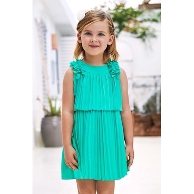 Mayoral Детска рокля Mayoral в зелено къса разкроена (3920.6C.Mini.PPYH)