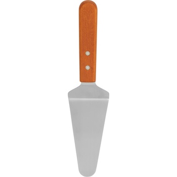 Lopatka na pizzu s dřevěnou rukojeti, 255x60 mm | TECHNICA, Pizza Line inox;hnědá