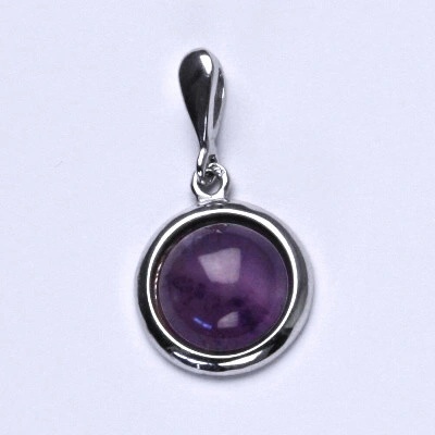 Čištín Zlatý přívěsek bílé i žluté zlato přírodní kámen Ametyst P 1452 22