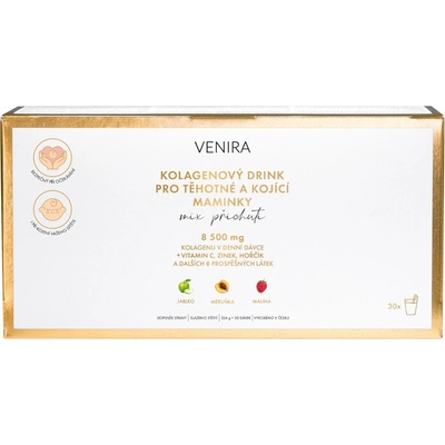 Venira Kolagenový drink pro těhotné a kojící maminky mix příchutí 30 x 10,8 g