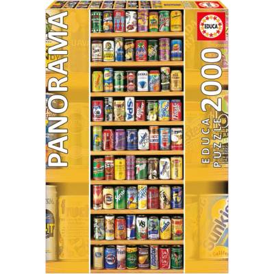 Educa 11053 Пъзел 2000 ел. soft cans - panorama (11053)