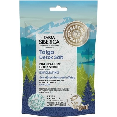 Natura Siberica suchý tělový peeling taiga 250 ml