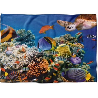 Impar fleece deka Rybičky Podšití beránkem NE 200x140