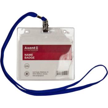 Висящ бадж Axent хоризонтален с лента 113x105 mm (1912033-00-4504-А)