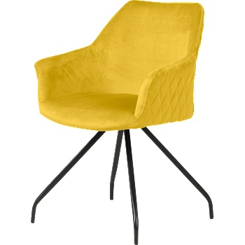 Carmen Трапезен стол kendal - жълт bf 2 (3532007_5)