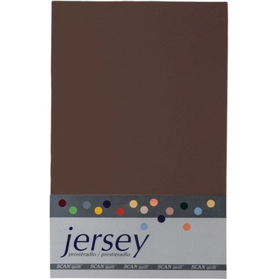 Scanquilt plachta jersey hnedá 90x200