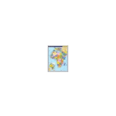 Afrika - příruční politická mapa A3/1:33 mil.