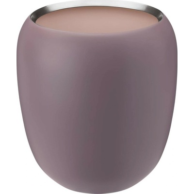 Stelton Váza ORA 18 cm, prašná ružová, nerezová oceľ